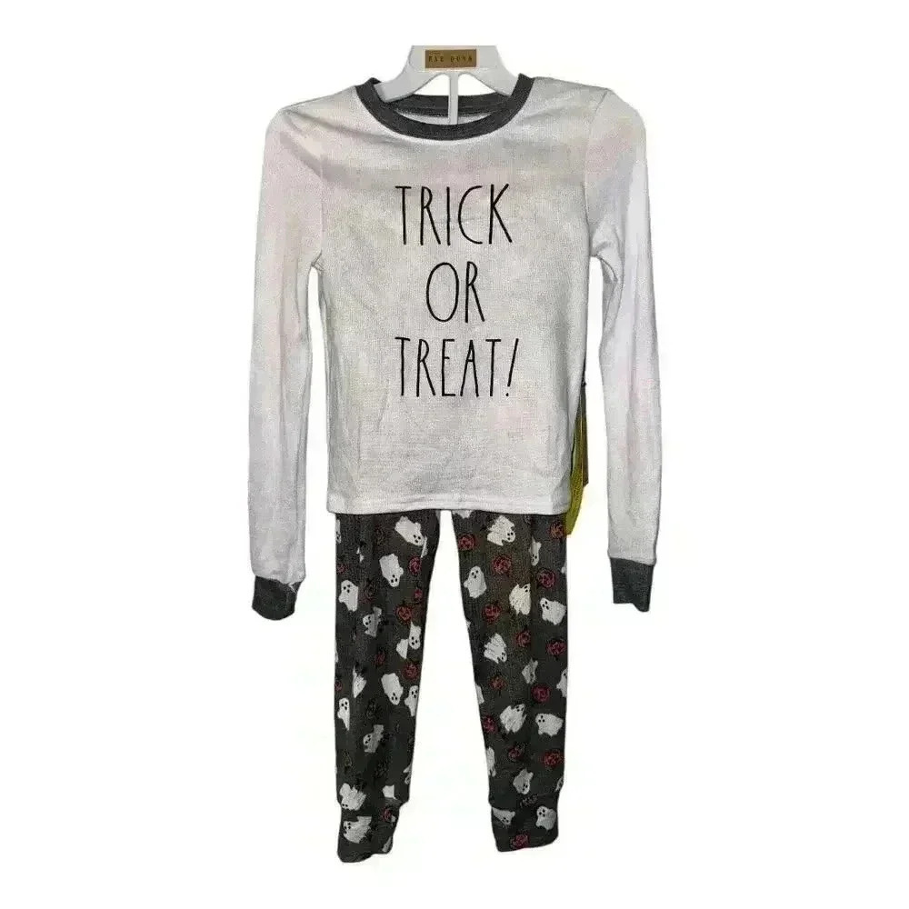 Rae Dunn Unisex Trick Or Treat Pajamas, Size 6
